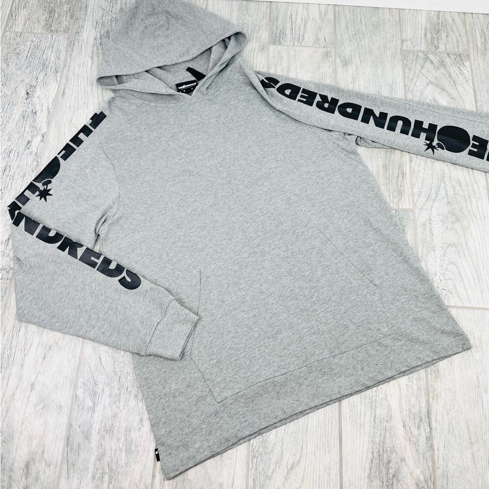 The Hundreds Grey Long Sleeve Hoodie